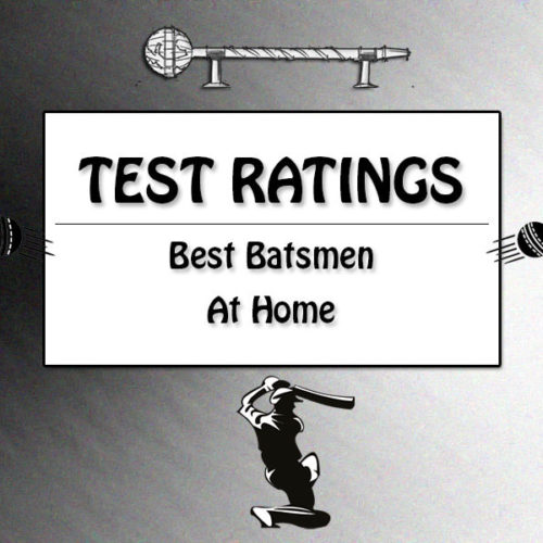 Top 25 Batsmen At Home In Test Cricket