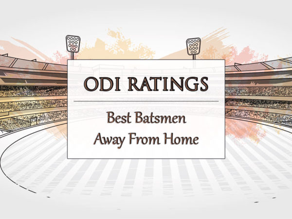 Top 25 Batsmen Away From Home In ODIs