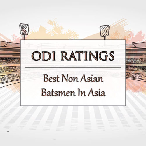 Top 15 Non Asian ODI Batsmen In Asia