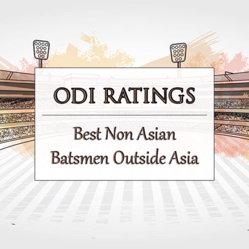 Top 15 Non Asian ODI Batsmen Outside Asia