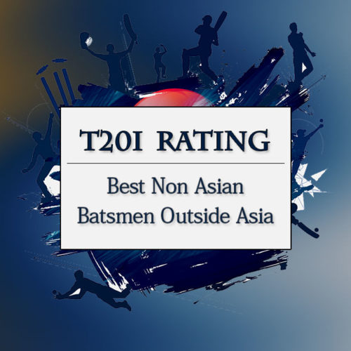 Top 10 Best Non Asian T20I Batsmen Outside Asia