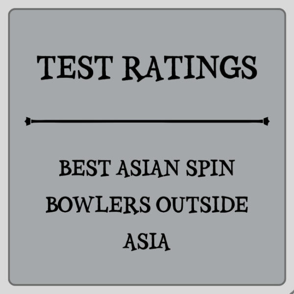 Test Ratings - Top Asian Spin Bowlers Outside Asia Featured