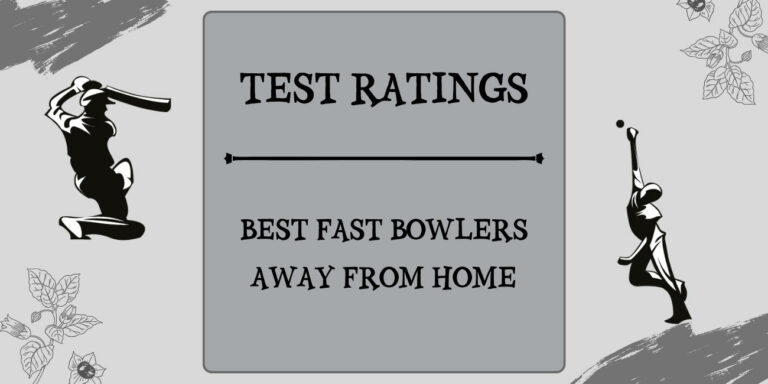 Test Ratings - Top Fast Bowlers Away From Home Featured