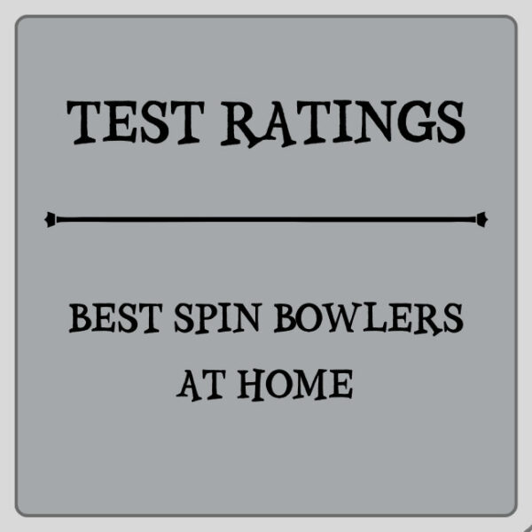Test Ratings - Top Spin Bowlers At Home Featured