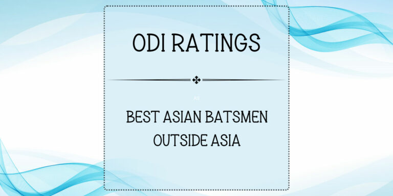 ODI Ratings - Top Asian Batsmen Outside Asia Featured