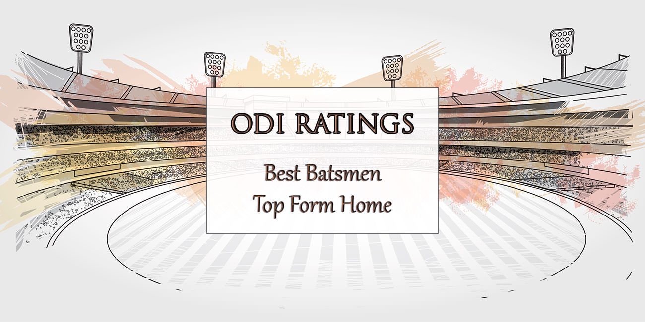 ODIs - Top Batsmen In Top Form At Home Featured