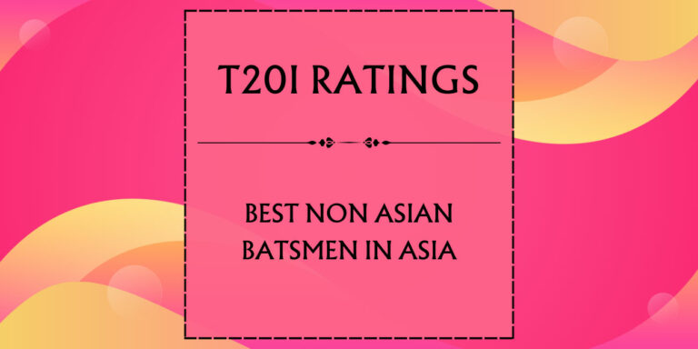 T20I Ratings - Top Non Asian Batsmen In Asia Featured