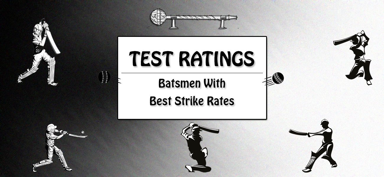 Tests - Batsmen With Best Strike Rates Featured