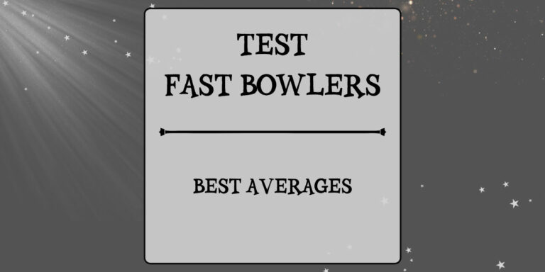 Tests Stats - Fast Bowlers With Best Averages Featured