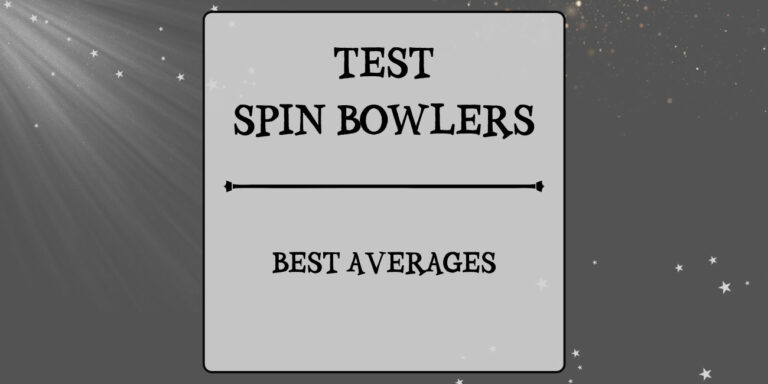 Tests Stats - Spin Bowlers With Best Averages Featured