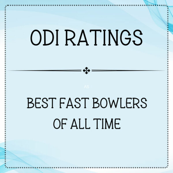 ODI Ratings - Top Fast Bowlers Overall Featured