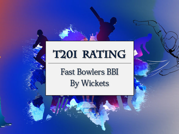 Top 10 T20I Fast Bowlers With Best BBI By Wkts