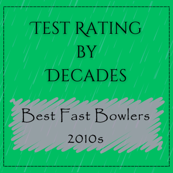 Decades Rating - Best Test Fast Bowlers In 2010s