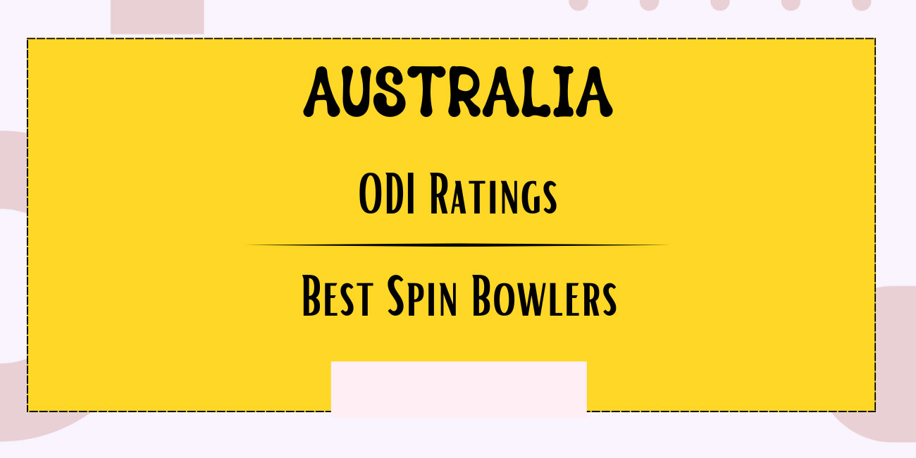 Best Australian Spin Bowlers In ODIs Featured