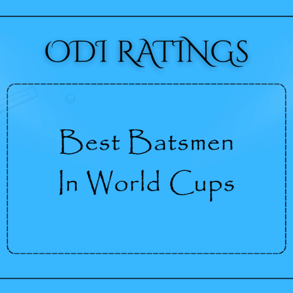 ODIs - Best Batsmen In World Cups