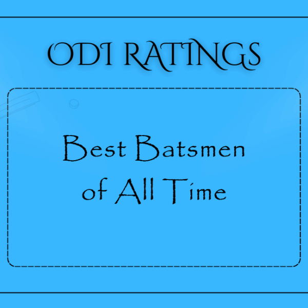 ODIs - Best Batsmen Overall