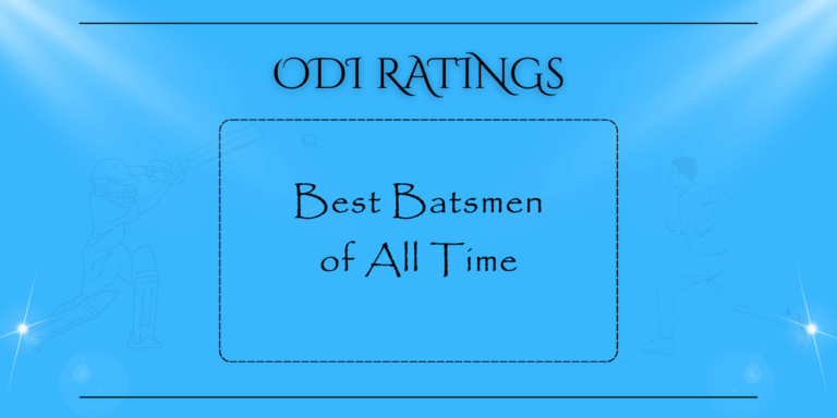 ODIs - Best Batsmen Overall