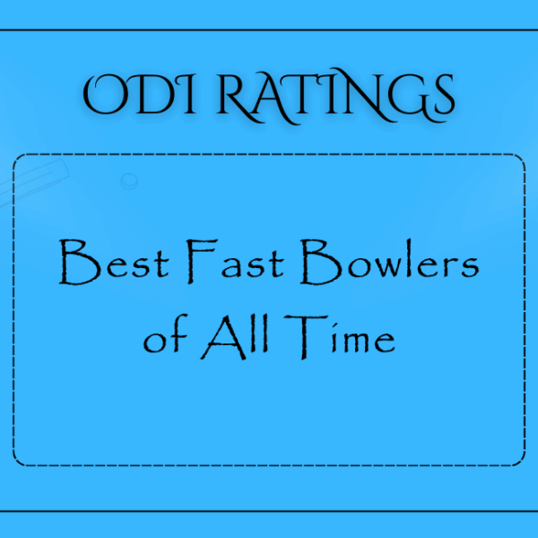 ODIs - Best Fast Bowlers Overall