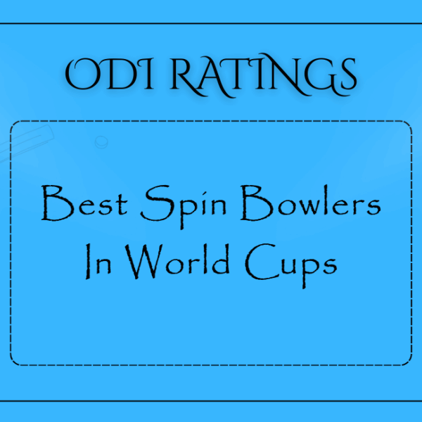 ODIs - Best Spin Bowlers In World Cups