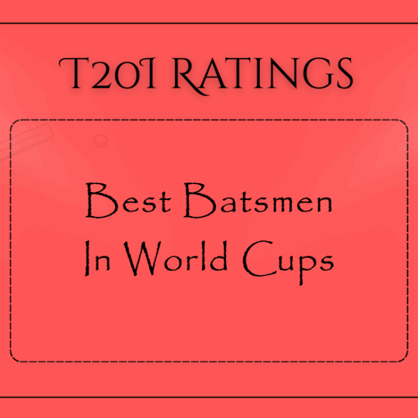T20Is - Best Batsmen In World Cups
