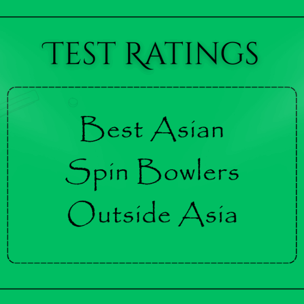 Tests - Best Asian Spin Bowlers Outside Asia