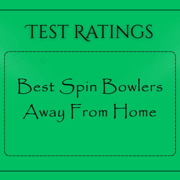Tests - Best Spin Bowlers Away From Home