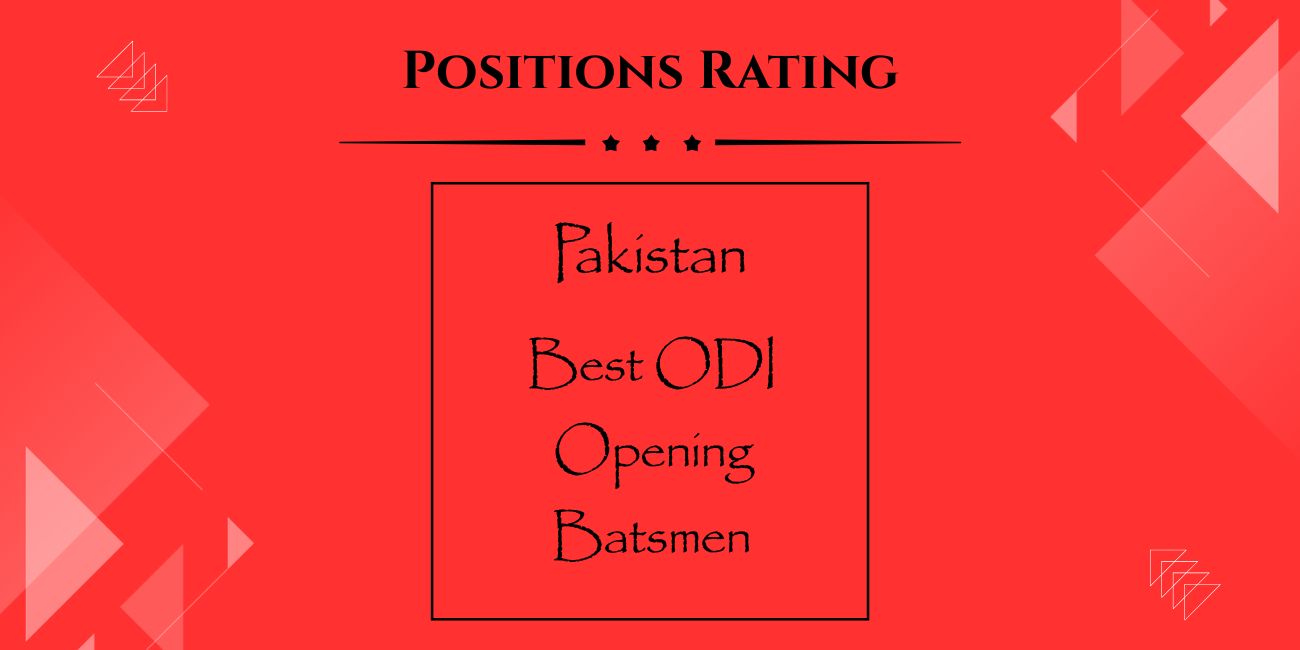 Best Pakistani ODI Opening Batsmen Featured