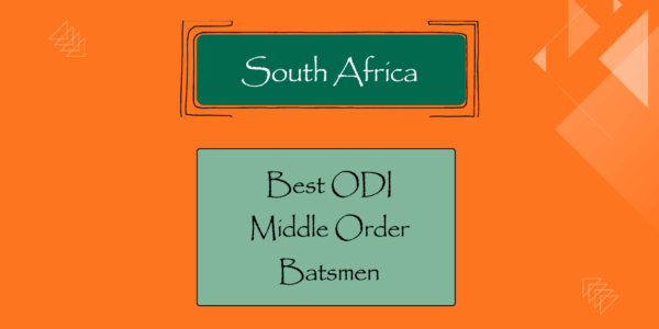 ODIs - Best South African Middle Order Batsmen