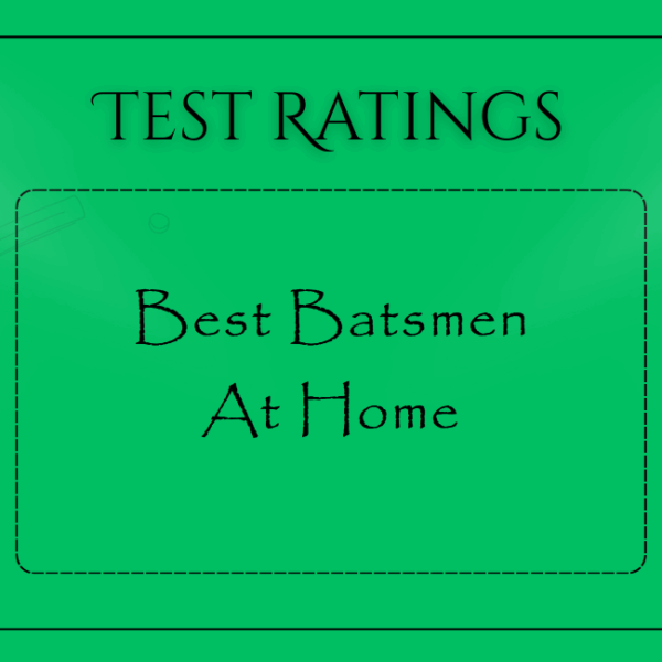 Tests - Best Batsmen At Home