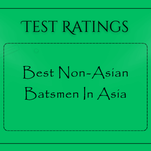 Tests - Best Non Asian Batsmen In Asia